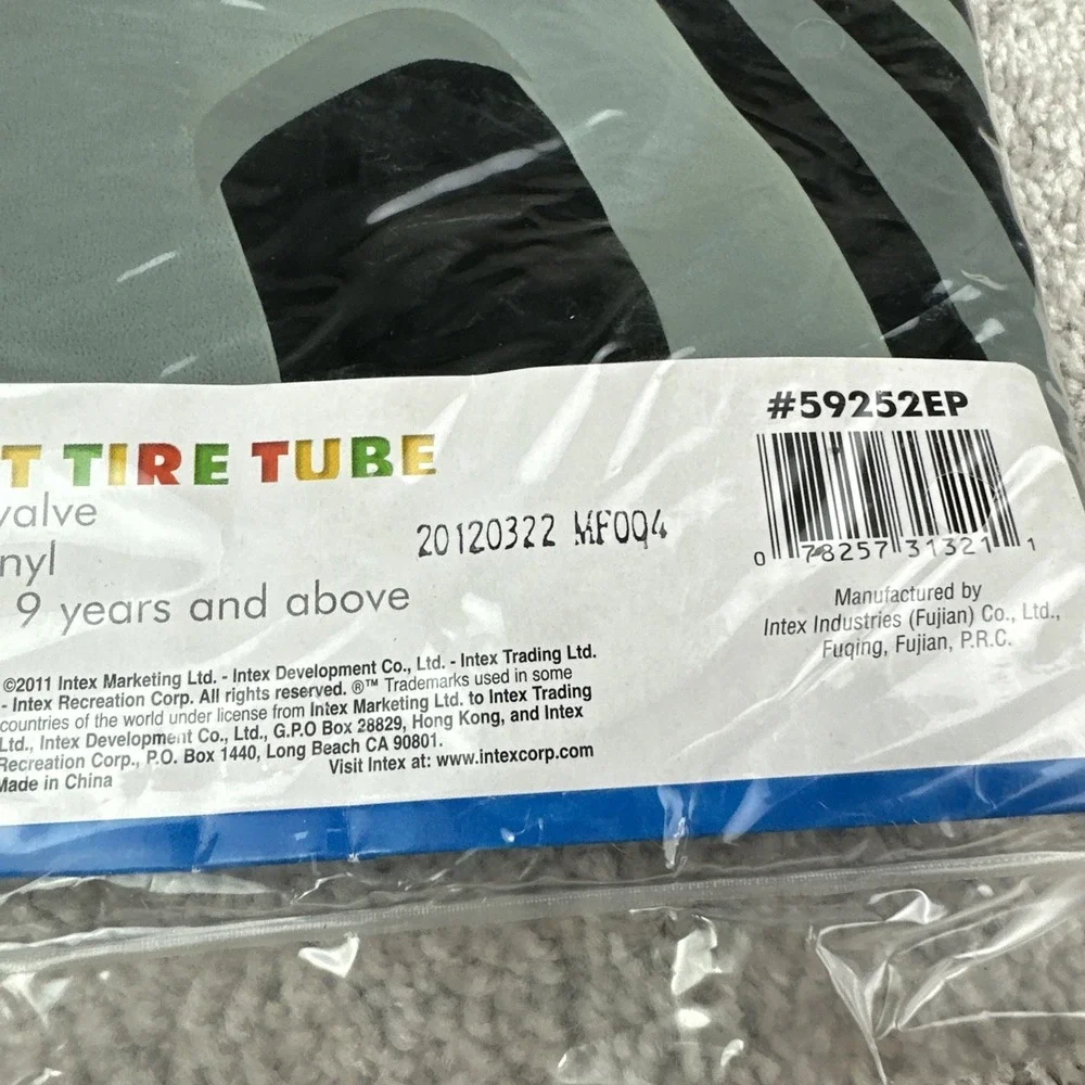 2011 Intex Giant Tire Tube Double‎ Valve Vinyl 36